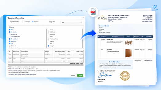 Document Configuration
