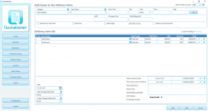 BUILD UP DELIVERY NOTES,SALES ORDER AND PURCHASE ORDER
