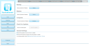 SALES DATA - BACKUP/RESTORE