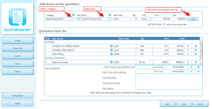 EASY SALES QUOTATION CREATION